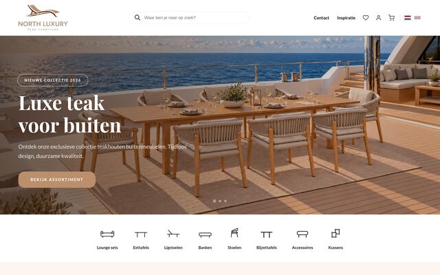 Homepage van North Luxury